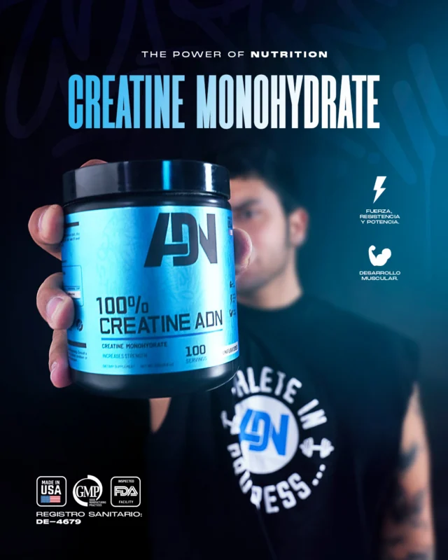 𝟭𝟬𝟬% 𝗖𝗥𝗘𝗔𝗧𝗜𝗡𝗘 𝗔𝗗𝗡 🧬
Potencia pura para que entrenes más fuerte y crezcas como se debe. 💪🏼
.
.
𝘙𝘦𝘨𝘪𝘴𝘵𝘳𝘰 𝘚𝘢𝘯𝘪𝘵𝘢𝘳𝘪𝘰 ➡️ 100% 𝘊𝘳𝘦𝘢𝘵𝘪𝘯𝘦 𝘈𝘋𝘕: DE - 4679

#ADN #PoderSinLímites #CreatineADN